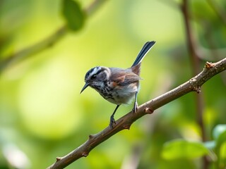 "Colorful Fairy-Wren in Lush Forest