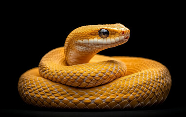 Fototapeta premium Golden snake theme business background