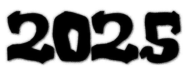 2025 handwritten numbers