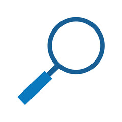 Magnifying glass icon for search and discovery