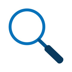 Search Icon vector illustration, magnifying glass symbol, search icon clip art , zoom in and zoom out symbol, Magnifying glass sign isolated background.