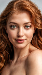Fototapeta premium Eternal Elegance: A Portrait of Timeless Beauty