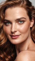 Fototapeta premium Eternal Elegance: A Portrait of Timeless Beauty