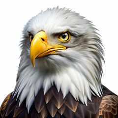 picture of eagle in white background