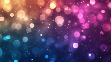 Colorful firework with bokeh background. New Year celebration, Abstract holiday background