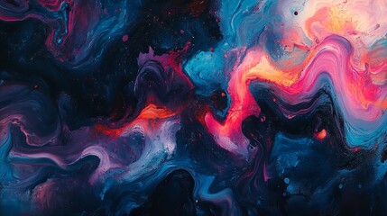 8K Paint Splash Desktop Background. Generative Ai