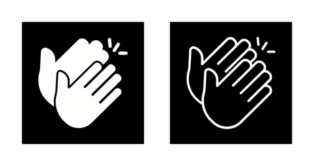 Clapping Hands Icon Design