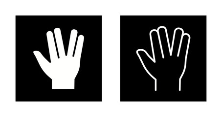 Vulcan Salute Icon Design