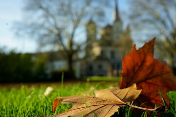 Die Abtei Brauweiler im Herbst