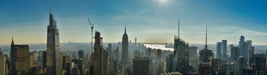 Nw York City Manhattan Panorama extra Wide high resolution