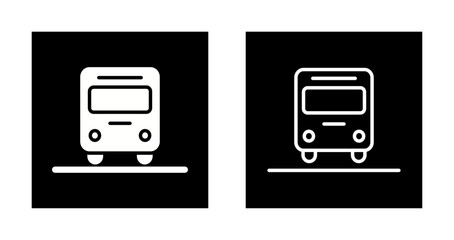 Oncoming Bus Icon Design