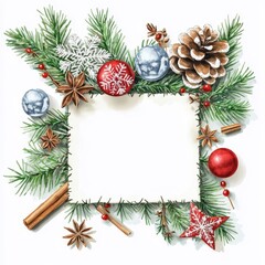 Christmas label envelope