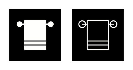 Bath Towels Icon Design