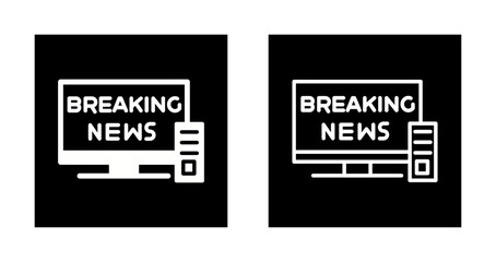 Breaking Story Icon Design
