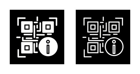 QR Code Information Icon Design