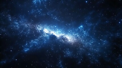 Fototapeta premium A starry night sky with the Milky Way galaxy space