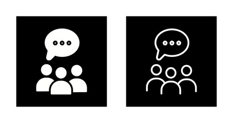 Group Chat Icon Design
