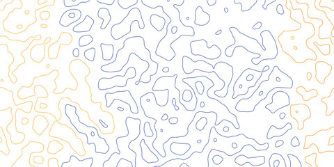 Obraz premium White abstract background and black gold line. and Topographic background and texture, abstract monochrome image. 3D waves. Cartography Background. Map mockup infographics. Wavy backdrop. Cardboard.