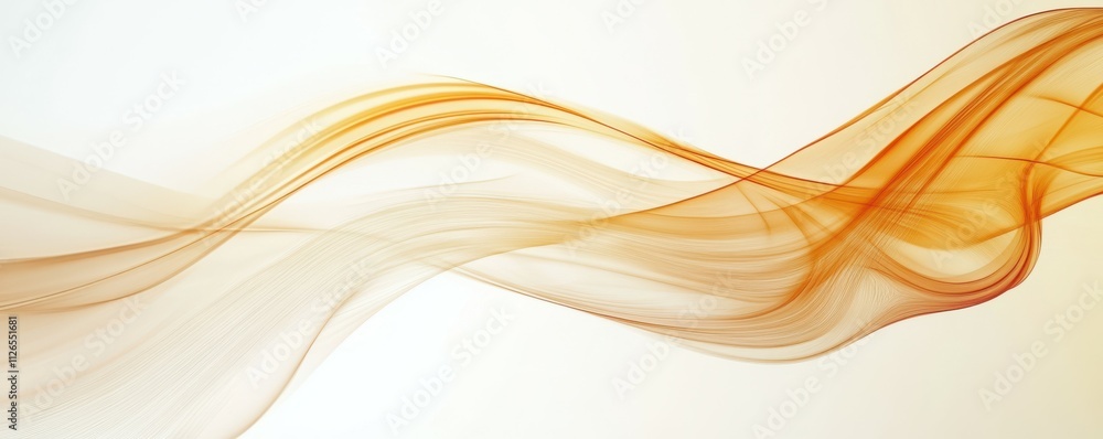 Poster flowing curve lines background