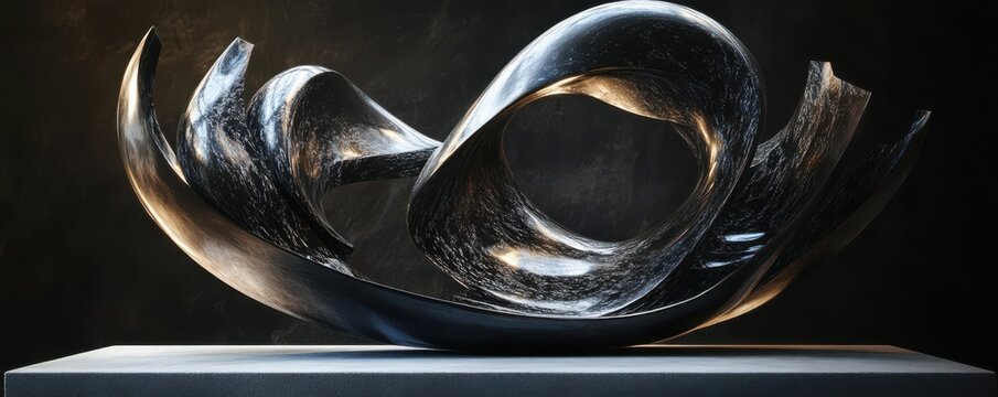 ender of a modern abstract sculpture