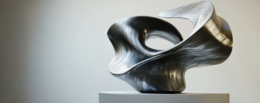 ender of a modern abstract sculpture