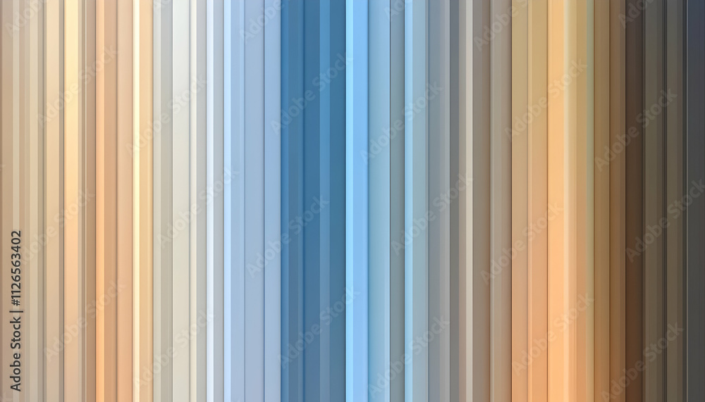 Poster abstract background with vertical stripes in a gradient of warm and cool tones. perfect for website 