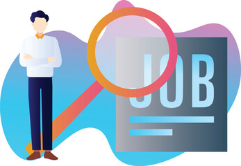 Wanted Employees Vector Illustration