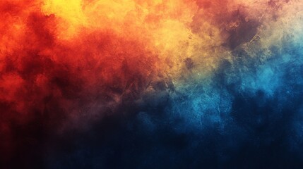 Fototapeta premium Abstract gradient in warm orange and red tones blending together