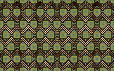 Geometric ethnic pattern seamless design for background, wallpaper, fabric, textile.