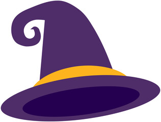 Halloween Witch Hat Isolated Icon