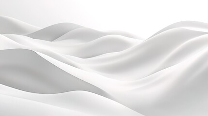 Fototapeta premium A white sandy beach with a wave in the distance