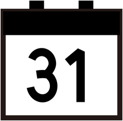 Halloween Date Calendar Icon
