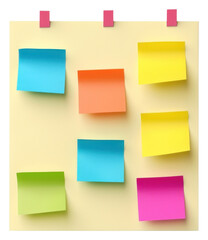PNG sticky notes transparent background.