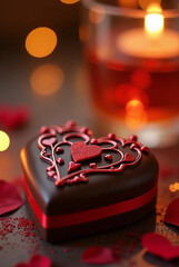 チョコレートボックスと洋酒