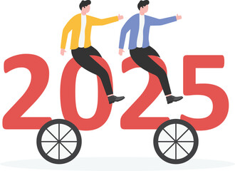 2025 business outlook for the new year, the pursuit of new goals, new plans, new development and opportunities,

