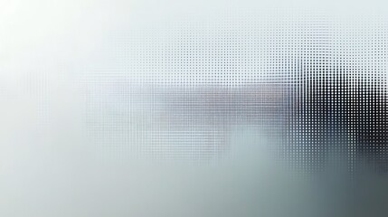 Minimalist monochrome abstract texture with blurred grid effects and soft gradients.