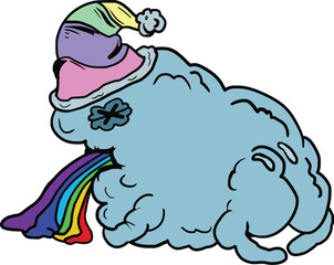 Kidzone78 cloud cute school baby Kidzone illustration kids elements doodle Colorful kids style