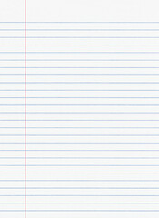 Notebook paper background. Blank pages of a notebook