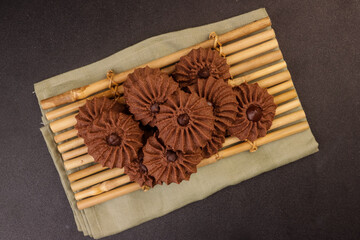Kue Semprit Coklat or Chocolate Butter Cookies is a Traditional Indonesian Cookies for Ied Al Fitr.
