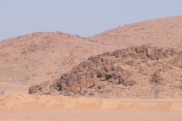 Namibia's stones - geological features of the desert.