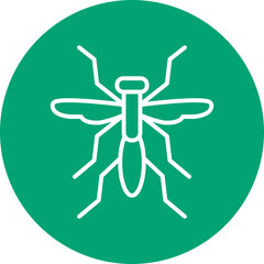 Gnat line circle icon