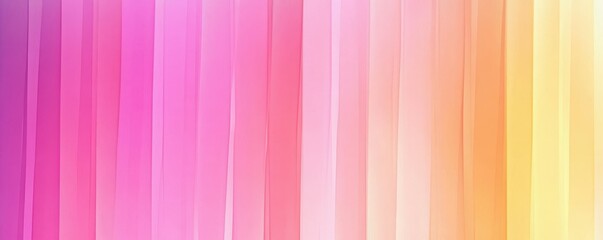 Obraz premium Colorful vertical gradient background with a mix of pink, purple, and yellow hues. The background is a vertical line pattern that transitions from light to dark shades.