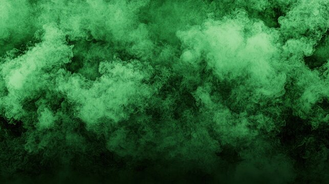 A green smokey background with a greenish-blueish color