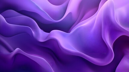 Obraz premium Abstract Purple Waves Flowing Design
