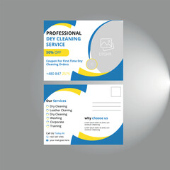 Fototapeta premium digital marketing postcard design template 