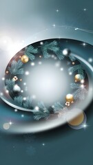 Minimalist Christmas Product Showcase with Luxury Touches