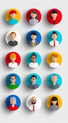 icons representing key personas for niche marketing.