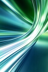 Abstract Green and Blue Swirling Motion Blur Background