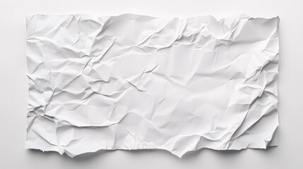Fototapeta premium A blank note paper on a white background.