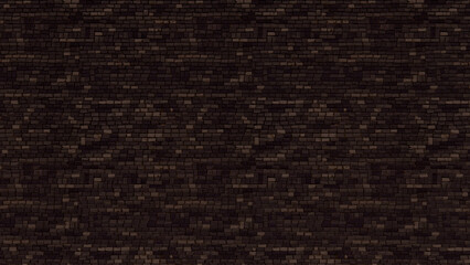 Brick random size Brown
